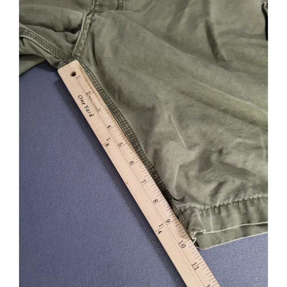 Carhartt Men's Relaxed Fit Cargo Work Shorts olive green canvas SZ 44 - Picture 6 of 9